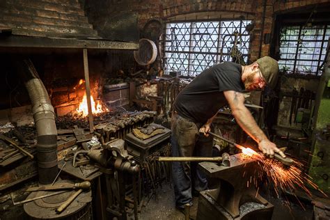 village blacksmith  behance