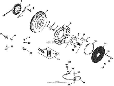 hp kohler engine parts diagram kohler sv  ariens  hp  kw parts diagram