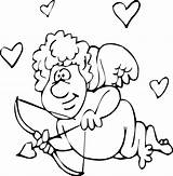 Coloring Cupid Valentine Pages Valentines Kids Sheets Cliparts Clipart Birthday Drawing Heart Crafts Labels Kiboomu Thingkid Party Favorites Add sketch template