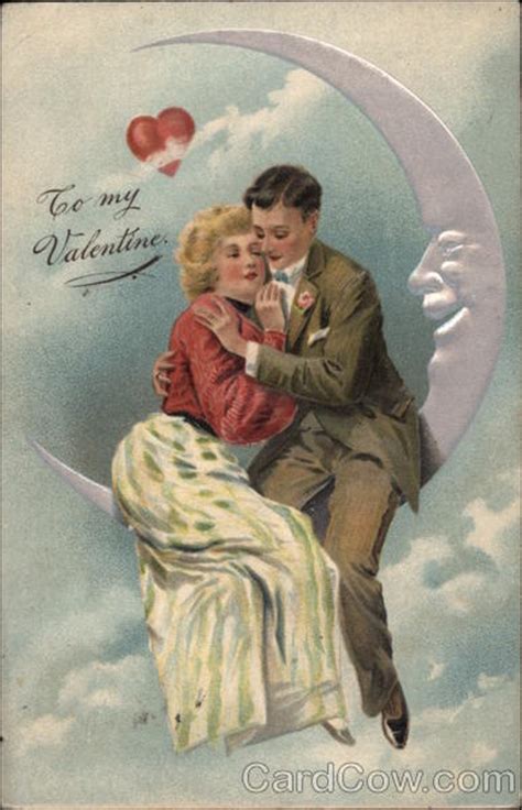 to my valentine couple sitting on moon couples