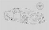 Holden Commodore sketch template