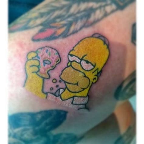 15 Entertaining Homer Simpson Tattoos Tattoodo