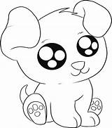 Coloring Puppy Pages Eyed Big Kids sketch template