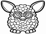 Furby Coloring Pages Getcolorings Color Printable Wise Owl Old sketch template