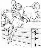 Jumping Horse Coloring Pages Getcolorings Printable Print Color sketch template