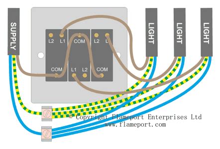 triple switch wiring diagram easy wiring