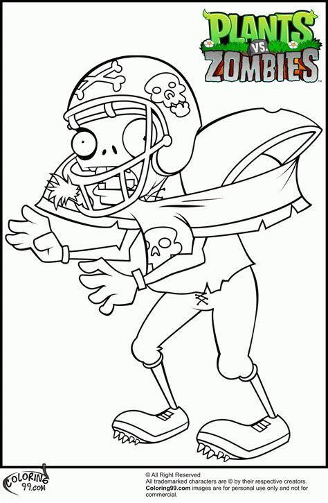 coloring pages plants  zombies coloring home