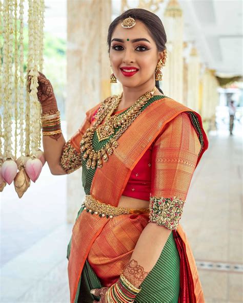 south indian wedding makeup  tutorial pics