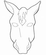 Horse Template Face Printable Mask Head Cut Templates Choose Board Horses sketch template