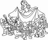 Snow Dwarfs Coloring Seven Pages Dwarf Printable Drawing Grumpy Disney Cartoon Print Summary Children Clipart Tales Fairy Cartoons Book Getcolorings sketch template