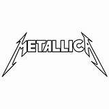 Metallica Logos sketch template