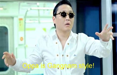 Oppa Gangnam Style English Subittles Iyrics Youtube