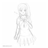 Yandere Coloring Pages Chan Simulator Related Posts sketch template