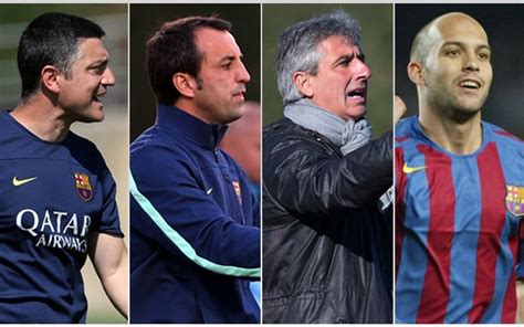 players   fc barcelona coaching team