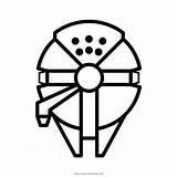 Falcon Wars Star Ship Millennium Icon Clip Millenium Starwars Drawing Spaceship Coloring Hyperdrive Icons Space Bb8 Spacecraft Vector Pages Getdrawings sketch template