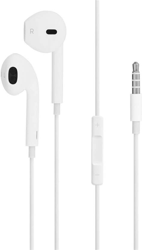 bolcom apple earpods mm met afstandsbediening en microfoon wit