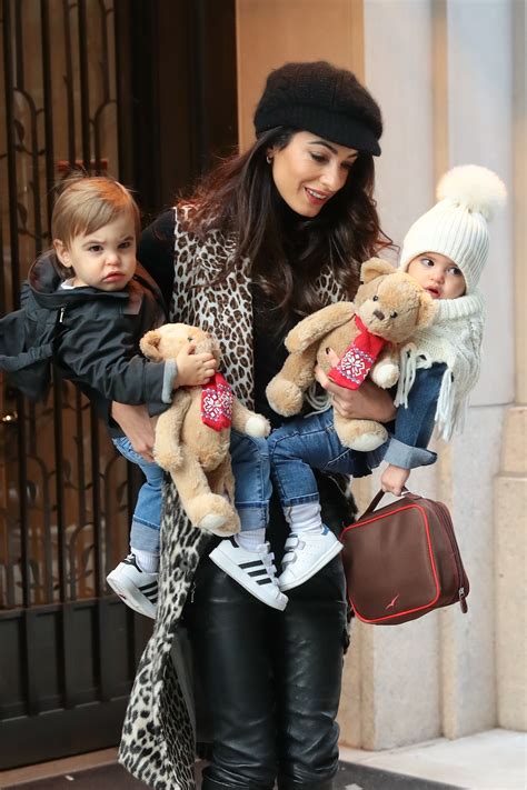 Amal Clooney Steps Out With Twins In New York City Vogue Arabia