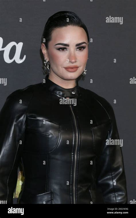 los angeles nov 20 demi lovato at the walking dead finale at orpheum