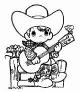 Coloring Pages Printable West Adult Wild Town Cowboy Western Library Clipart Precious Moments sketch template