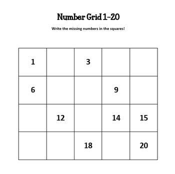 freebie editable number grid   number grid grid numbers