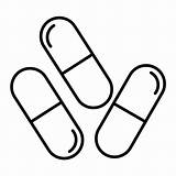 Pill Drug Medication Prescription Capsules Iconfinder sketch template