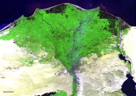 esa changing nile delta   proba