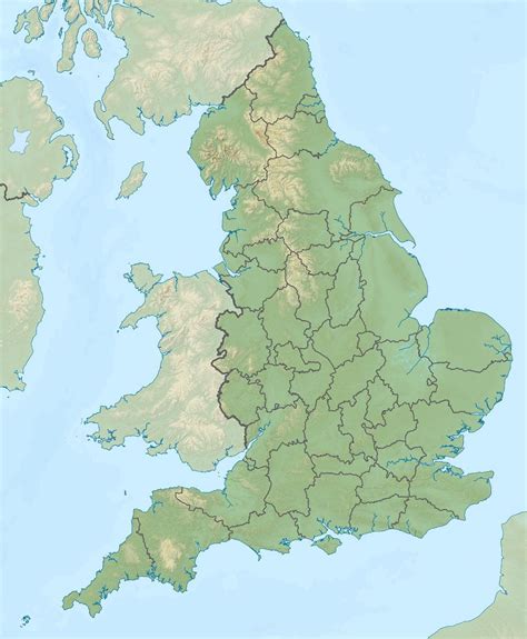 large relief map  england england united kingdom europe mapsland maps   world