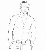 Coloring Ryan Gosling Jeans Book Pleated Pages sketch template