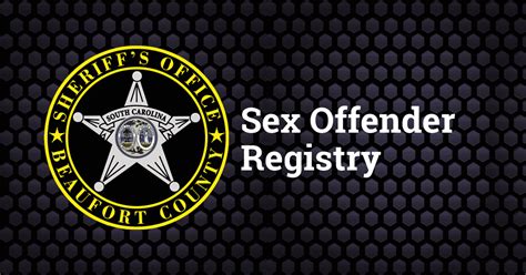sex offender registry beaufort county sheriff s office