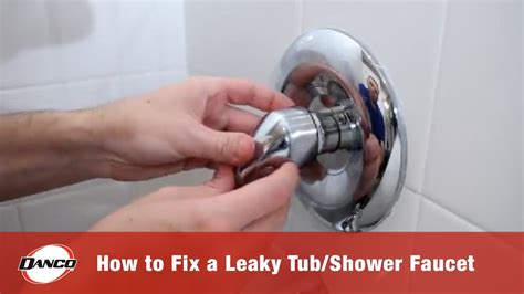 How To Fix A Leaky Tub Shower Faucet Youtube