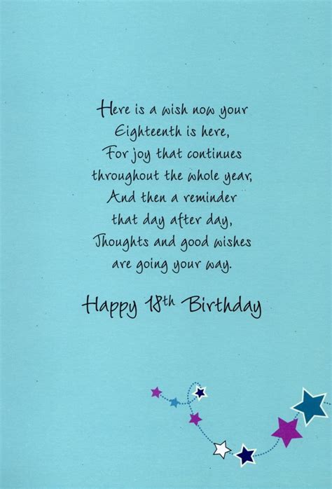 Happy 18th Birthday Greeting Card Cards Love Kates