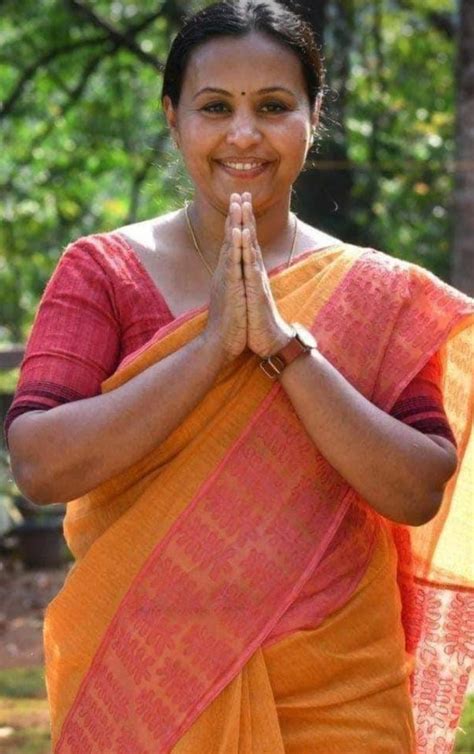 health minister veena george in saree mix india