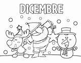 Diciembre Dicembre Portadas Mesi Dellanno Acolore Cuadernos Ano Caratulas Año sketch template
