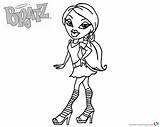 Bratz Coloring Pages Babyz Cute Doll Kids sketch template