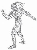 Cyrax Mortal Kombat Printablecolouringpages sketch template
