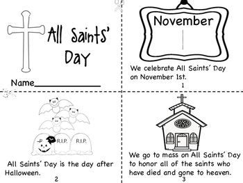 printable  saints day coloring page