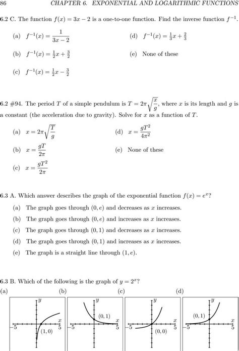 graphing logarithmic functions worksheet exponential  logarithmic