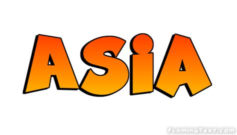 asia logo   design tool  flaming text
