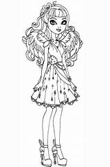 Ever After High Coloring Hatter Cupid Pages Madeline Printable Getdrawings sketch template