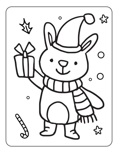 christmas animal coloring pages home design ideas