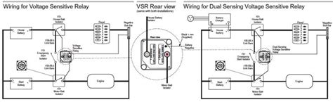 voltage sensitive relay wiring  camper electronics circuit camper