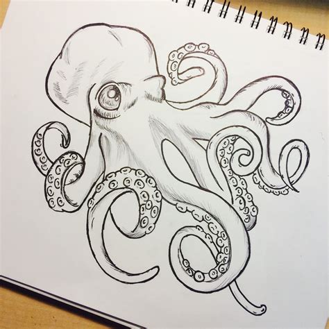 simple octopus drawing lopez