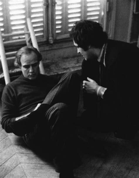 Pickledelephant “ Marlon Brando And Bernardo Bertolucci