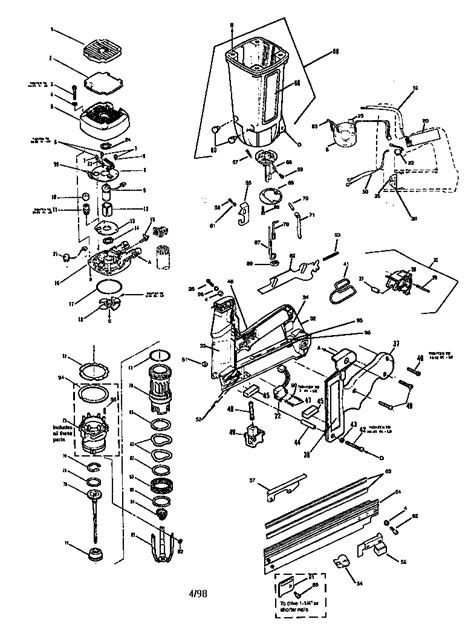 im   ii diagram parts list  model imfii paslode parts nailer parts