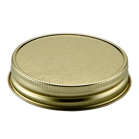 libbey  gold metal drinking jar lid  pack