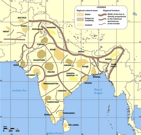 cultural regions   indian subcontinent    mapporn