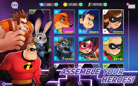disney heroes battle mode features zootopia characters zootopia