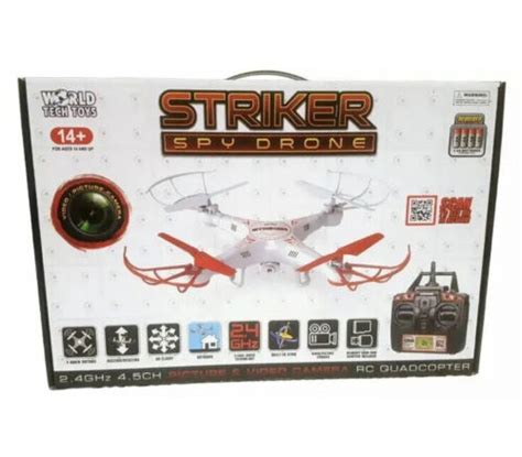 world tech toys striker ghz ch picvideo camera rc spy drone quadcopter  ebay
