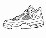 Coloring Shoes Pages Jordan Clipartmag sketch template