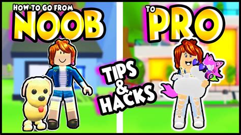 secret hacks     noob  pro  adopt  roblox adopt  secrets prezley youtube